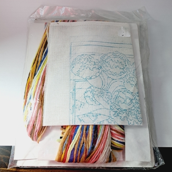 Vintage Janlynn Embroidery Kit Longstitch Sleeping Bears Ours Endormis LS247 - Picture 2 of 5